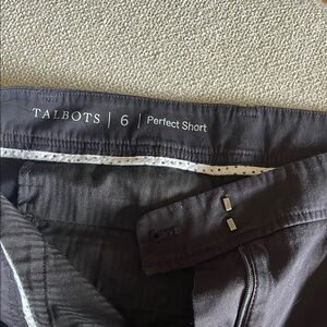 Talbots Classic Black Shorts